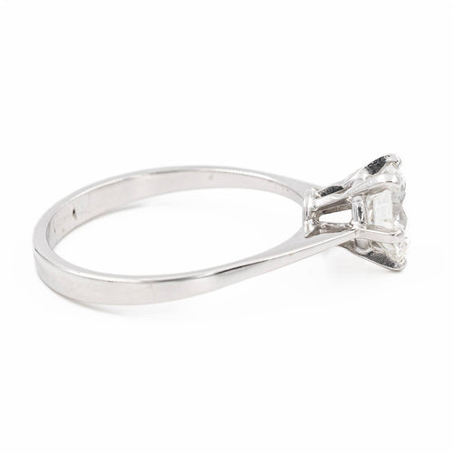 Bague 54 Bague solitaire en or blanc 18 carats avec diamant 1,25 ct 58 Facettes 2270623CN
