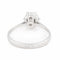 Bague 54 Bague solitaire en or blanc 18 carats avec diamant 1,25 ct 58 Facettes 2270623CN