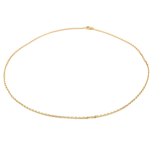 Collier Collier maille forçat en or jaune 18 carats 58 Facettes 2270823CN