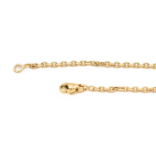 Collier Collier maille forçat en or jaune 18 carats 58 Facettes 2270823CN