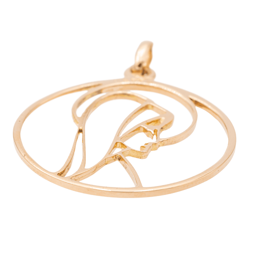 Pendentif Pendentif Vierge Or jaune 58 Facettes 2270839CN