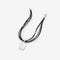 Collier Bulgari - Collier multirangs en cuir et or blanc 18K, diamants et nacre 58 Facettes 22729