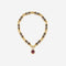 Collier Pomellato - Collier modulable en or jaune et blanc 18 ct, grenats et diamants 58 Facettes 22737
