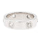 Bague 52 Alliance - Bague en or blanc 18 carats et diamants taille rose 58 Facettes 2282577CN