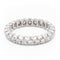 Bague 53 Alliance - Bague en or blanc 18 carats et diamants 58 Facettes 2282971CN