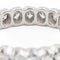Bague 53 Alliance - Bague en or blanc 18 carats et diamants 58 Facettes 2282971CN