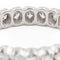 Bague 53 Bague Alliance Or blanc Diamant 58 Facettes 2282971CN