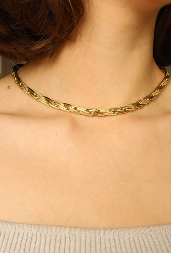 Collier Collier torsadé en or jaune 18 carats 58 Facettes 2282994CN