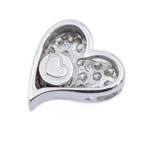Pendentif Pendentif Cœur Or blanc Diamant 58 Facettes 2294580CN