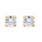 Boucles d'oreilles Boucles d'oreilles puces en or jaune 18 carats et diamants 58 Facettes 2295036CN