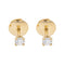 Boucles d'oreilles Boucles d'oreilles Puces Or jaune Diamant 58 Facettes 2295036CN