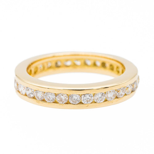 Bague 54 Alliance - Bague en or jaune 18 carats et diamants 58 Facettes 2301541CN