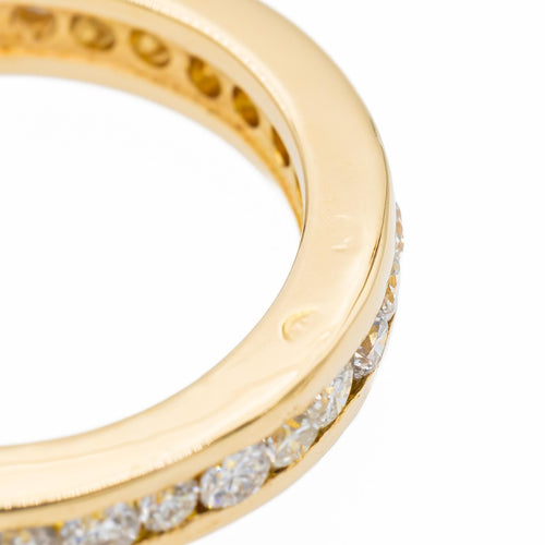 Bague 54 Alliance - Bague en or jaune 18 carats et diamants 58 Facettes 2301541CN