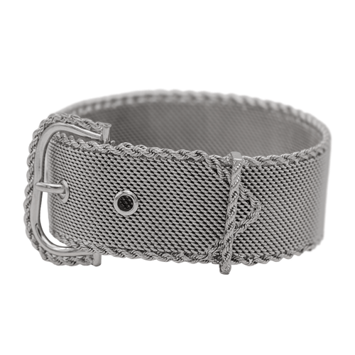 Bracelet Bracelet ceinture en or blanc 18 carats 58 Facettes 2303182CN