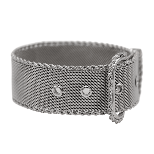 Bracelet Bracelet Ceinture Or blanc 58 Facettes 2303182CN