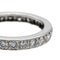 Bague 53 Alliance - Bague en or blanc 18 carats et diamants 58 Facettes 2303185CN