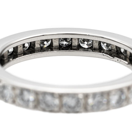 Bague 53 Alliance - Bague en or blanc 18 carats et diamants 58 Facettes 2303185CN