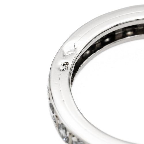 Bague 53 Alliance - Bague en or blanc 18 carats et diamants 58 Facettes 2303185CN