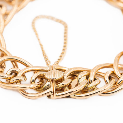 Bracelet Bracelet maille souple en or jaune 18 carats 58 Facettes 2303252CN