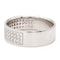 Bague 53 Bague demi alliance Or blanc Diamant 58 Facettes 2303326CN