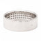 Bague 53 Bague demi alliance Or blanc Diamant 58 Facettes 2303326CN