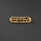 Broche Broche « Merci » émaillée en or jaune 18k et platine, diamants 58 Facettes