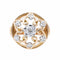 Bague 54 Bague cocktail rétro en or jaune, platine et diamants 58 Facettes 2307606CN