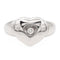 Bague 55 Chopard Happy Diamonds Icons - Bague cœur en or blanc et diamant 58 Facettes 2308894CN