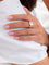 Bague 55 Chopard Bague Happy Diamonds Or blanc Diamant 58 Facettes 2308894CN