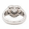 Bague 55 Chopard Happy Diamonds Icons - Bague cœur en or blanc et diamant 58 Facettes 2308894CN