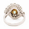 Bague 53 Bague Pompadour Or blanc, Platine Emeraude, Diamant 58 Facettes 2308981CN