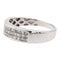 Bague 50 Bague bandeau en or blanc 18 carats et diamants 58 Facettes 2313082CN