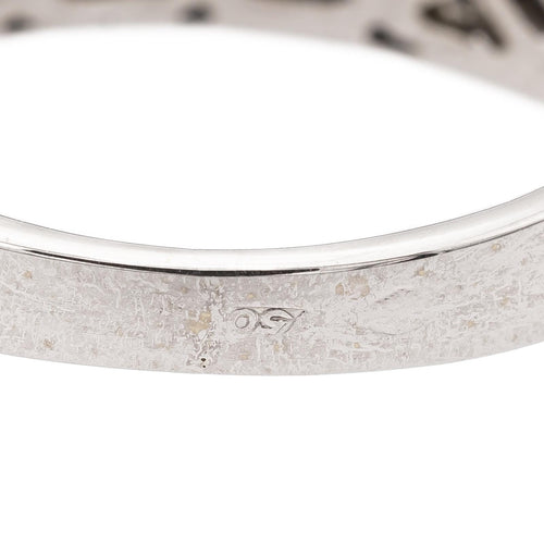 Bague 50 Bague bandeau en or blanc 18 carats et diamants 58 Facettes 2313082CN