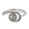 Bague 54 Bague pavée en or blanc 18 carats et diamants 58 Facettes 2328932CN