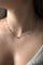 Collier Collier en or blanc 18 carats serti de diamants 58 Facettes 2328938CN