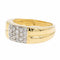 Bague 54 Bague Or jaune, Or blanc Diamant 58 Facettes 2329030CN