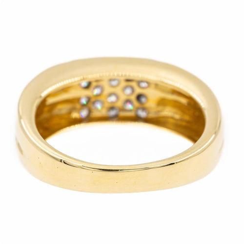Bague 54 Bague Or jaune, Or blanc Diamant 58 Facettes 2329030CN