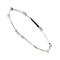 Bracelet Bracelet à segments en or blanc 18 ct avec diamants 58 Facettes 23296