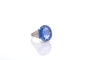 Bague 54 Bague en platine avec saphir de Ceylan et diamants 58 Facettes 23318 / 23216