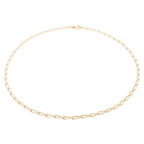 Collier Collier maille cheval en or jaune 18 carats 58 Facettes 2331817CN