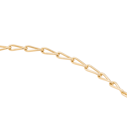 Collier Collier maille cheval en or jaune 18 carats 58 Facettes 2331817CN
