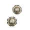 Boucles d'oreilles Boucles d’oreilles Art déco pendantes en or blanc 18 kt, perles et diamants 58 Facettes 23571