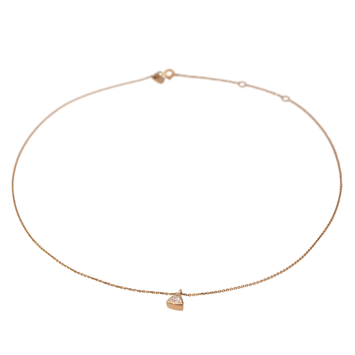 Collier Collier Solitaire Or rose Diamant 58 Facettes 2360820CN