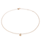 Collier Collier Solitaire Or rose Diamant 58 Facettes 2360820CN