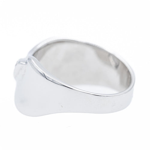 Bague 53 Bague en or blanc 18 carats sertie de diamants taille brillant 58 Facettes 2360821CN