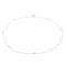 Collier Collier cœurs en or blanc 18 carats 58 Facettes 2360825CN