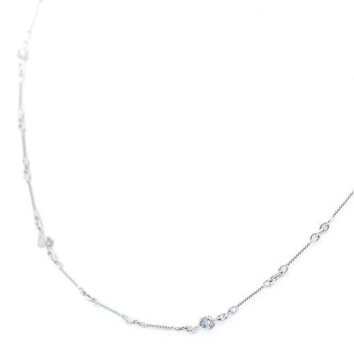 Collier Collier Or blanc 58 Facettes 2360825CN