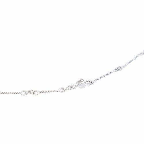 Collier Collier cœurs en or blanc 18 carats 58 Facettes 2360825CN