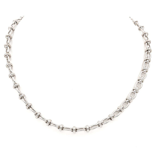 Collier Collier Or blanc 58 Facettes 2360829CN