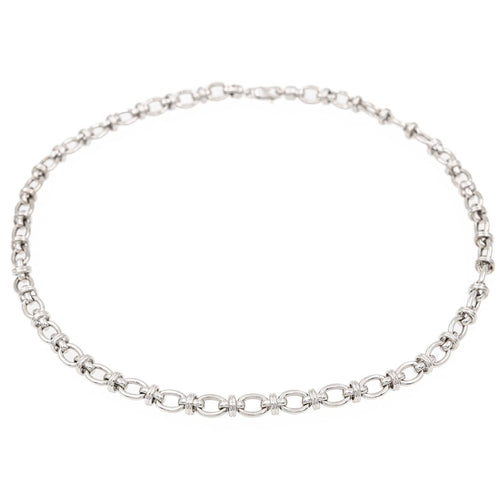 Collier Collier Or blanc 58 Facettes 2360829CN